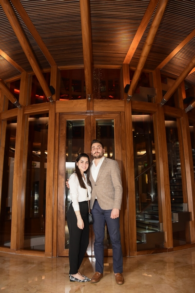 Love at le gray with an enchanting dinner at Indigo on the Roof